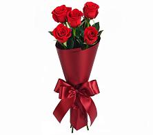 Букет 5 Красных роз Эдлесс Лав в Берёзовке Алтайского края