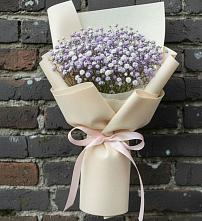 Букет цветов из:  Гипсофила в Берёзовке Алтайского края