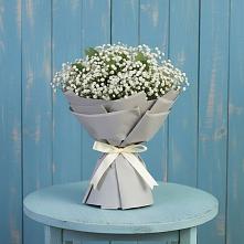 Букет цветов из:  Гипсофила в Берёзовке Алтайского края