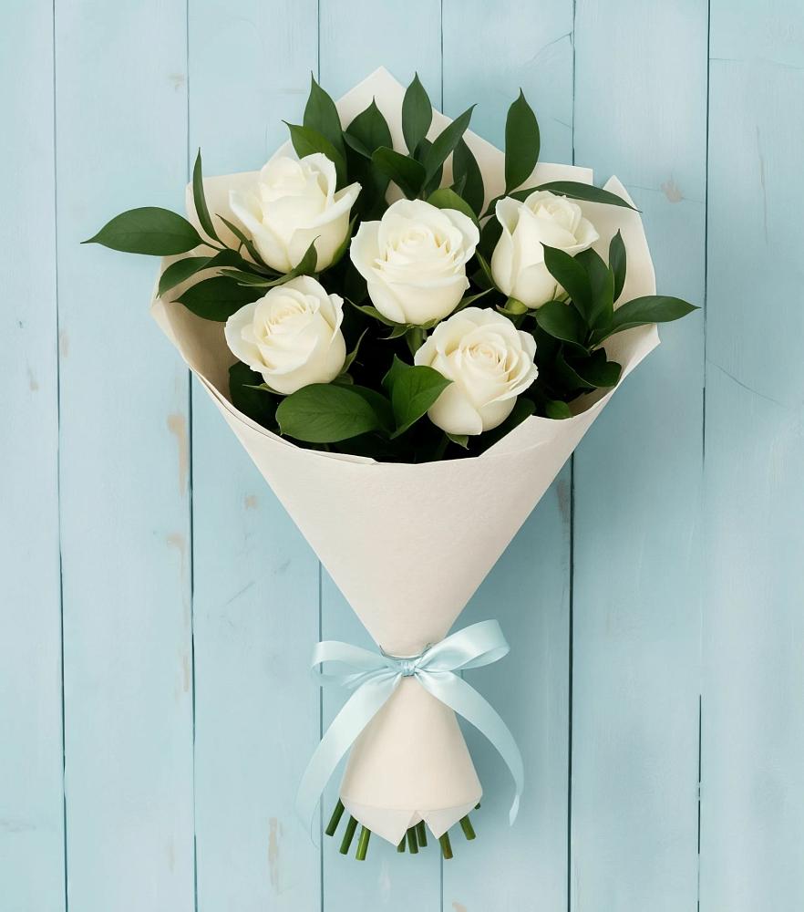 Букет цветов из: Розы в Берёзовке Алтайского края