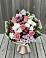 Букет цветов из: Альстромерии, Гвоздики, Розы и Хризантемы в Берёзовке Алтайского края