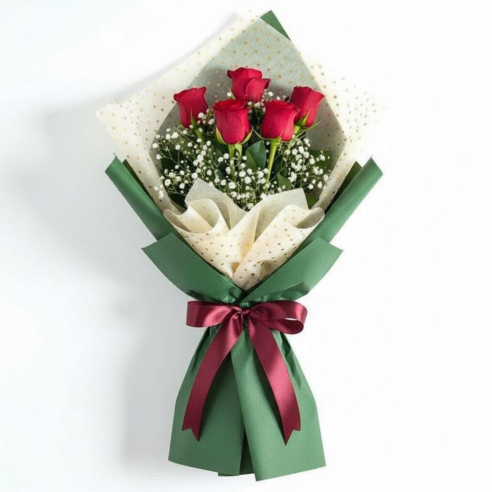 Букет цветов из: Розы в Берёзовке Алтайского края