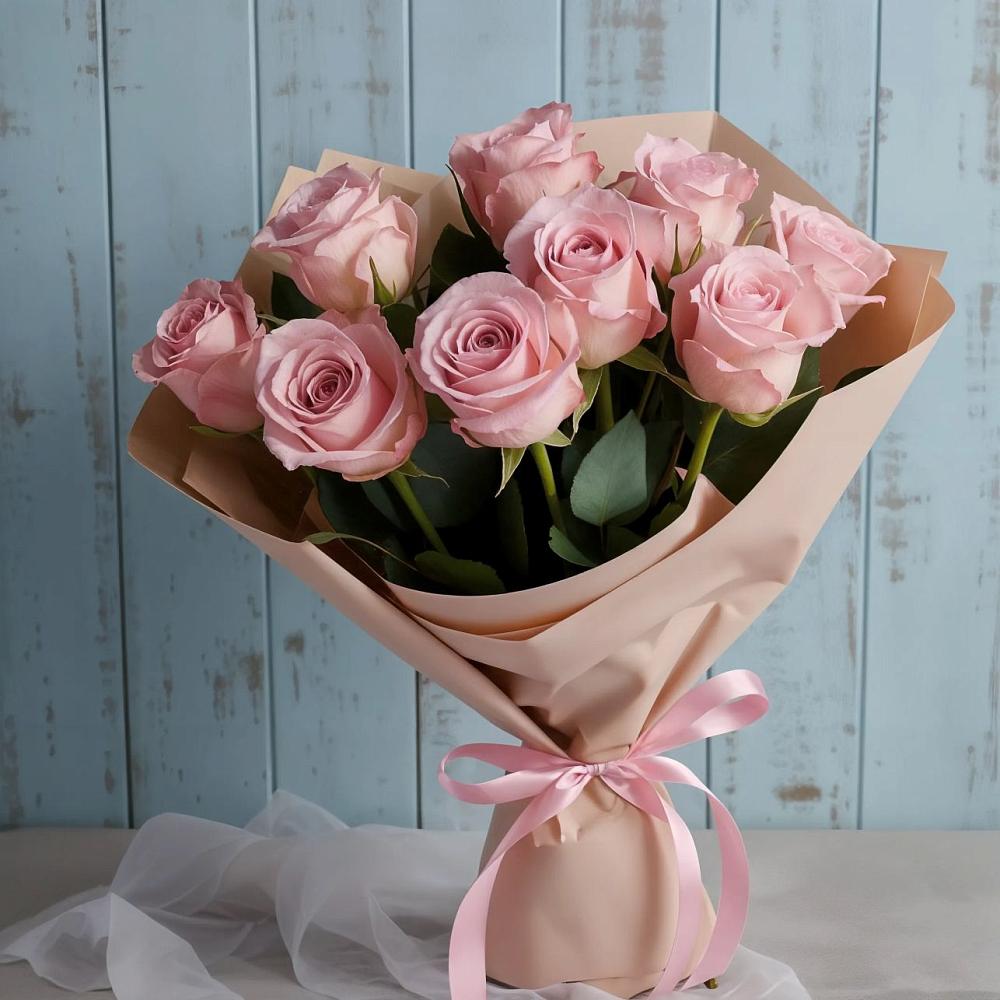 Букет цветов из: Розы в Берёзовке Алтайского края