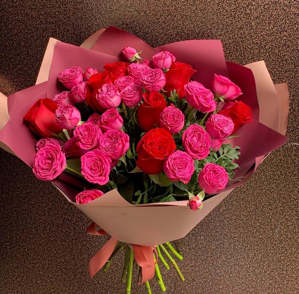 Букет В объятьях нежности в Берёзовке Алтайского края