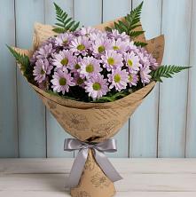 Букет цветов из:  Хризантемы в Берёзовке Алтайского края