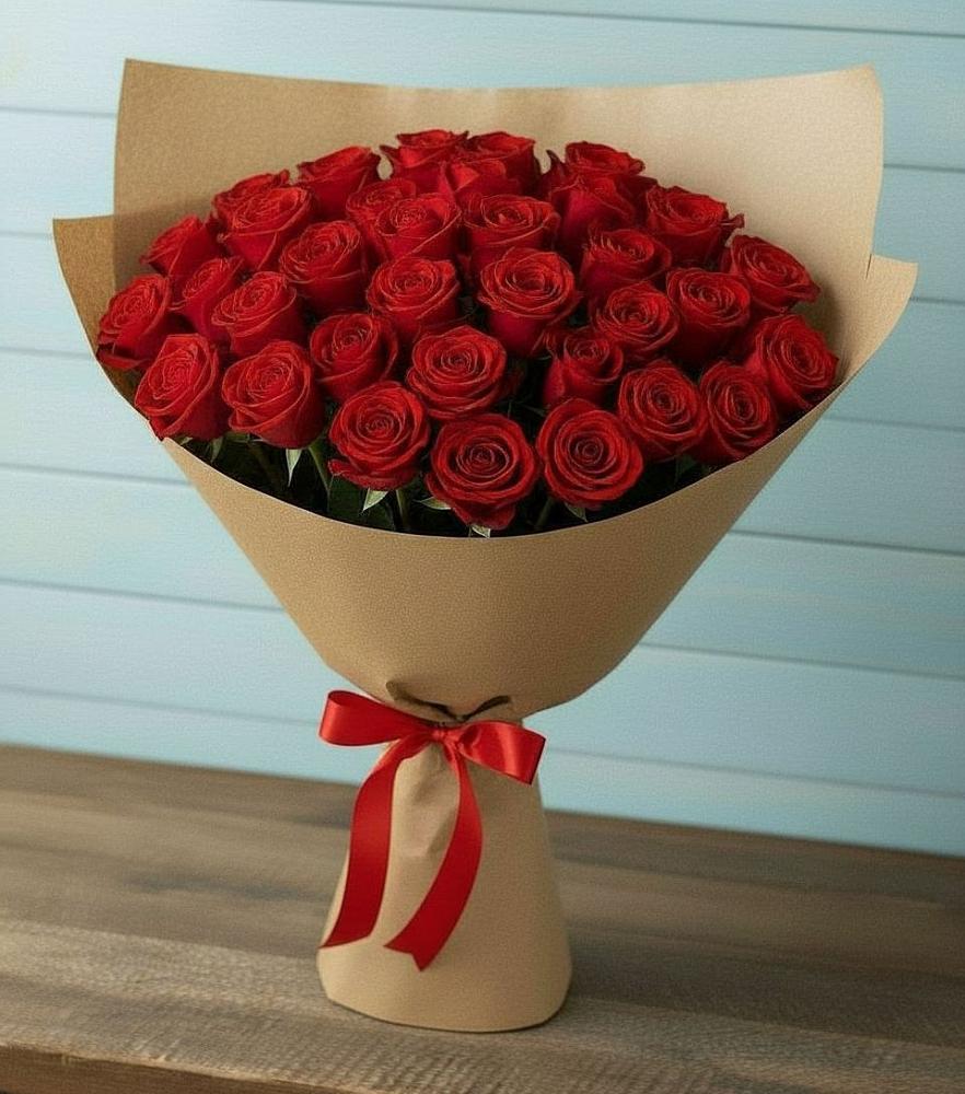 Букет Красные розы Милано в Берёзовке Алтайского края