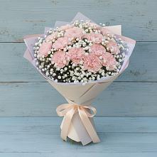 Букет цветов из:  Гвоздики в Берёзовке Алтайского края