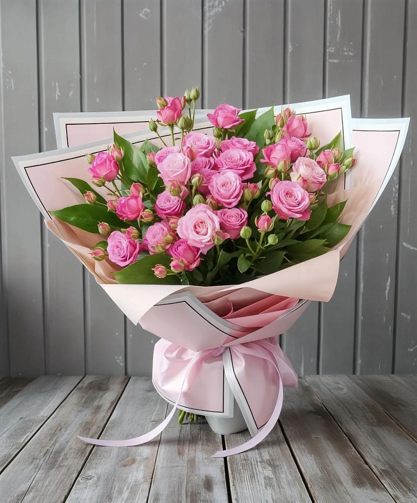 Букет Розовый кустик в Берёзовке Алтайского края