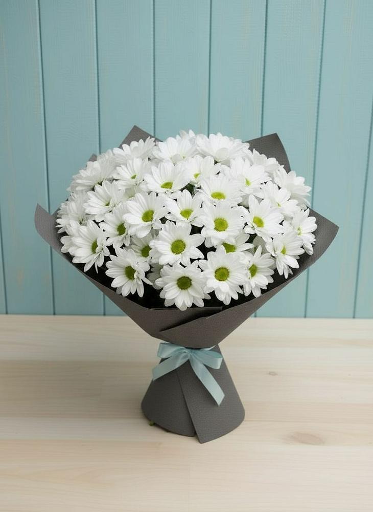 Букет цветов из: Хризантемы в Берёзовке Алтайского края