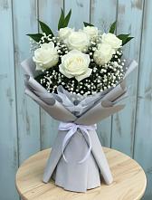Букет цветов из:  Розы в Берёзовке Алтайского края