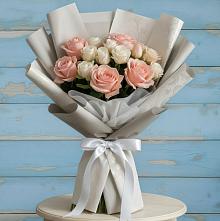 Букет цветов из:  Розы #REPLACE_PRED# Берёзовке Алтайского края