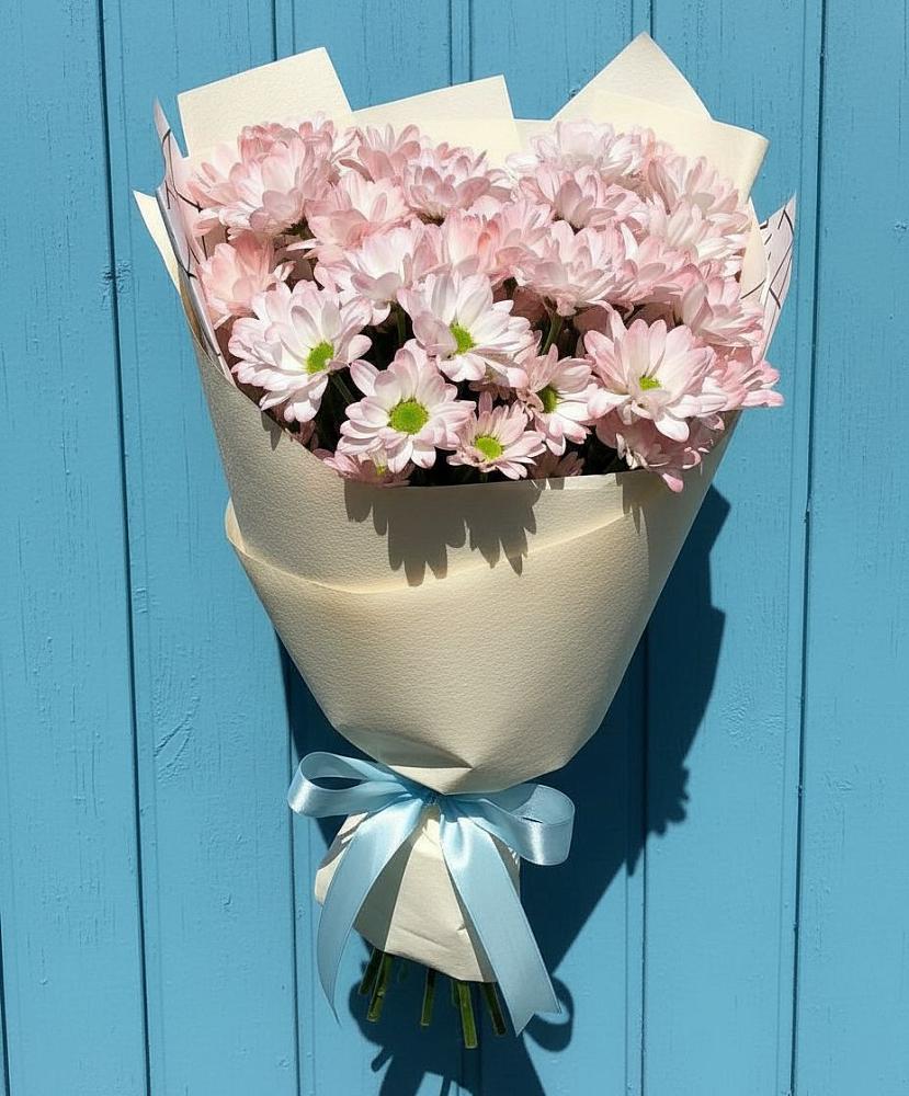 Букет цветов из: Хризантемы в Берёзовке Алтайского края