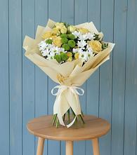 Букет цветов из:  Хризантемы и Розы #REPLACE_PRED# Берёзовке Алтайского края