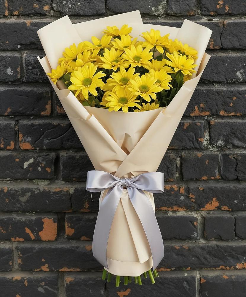 Букет цветов из: Хризантемы в Берёзовке Алтайского края