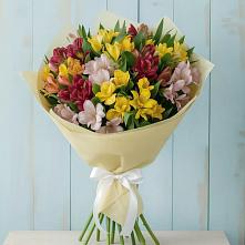 Букет цветов из:  Альстромерии в Берёзовке Алтайского края