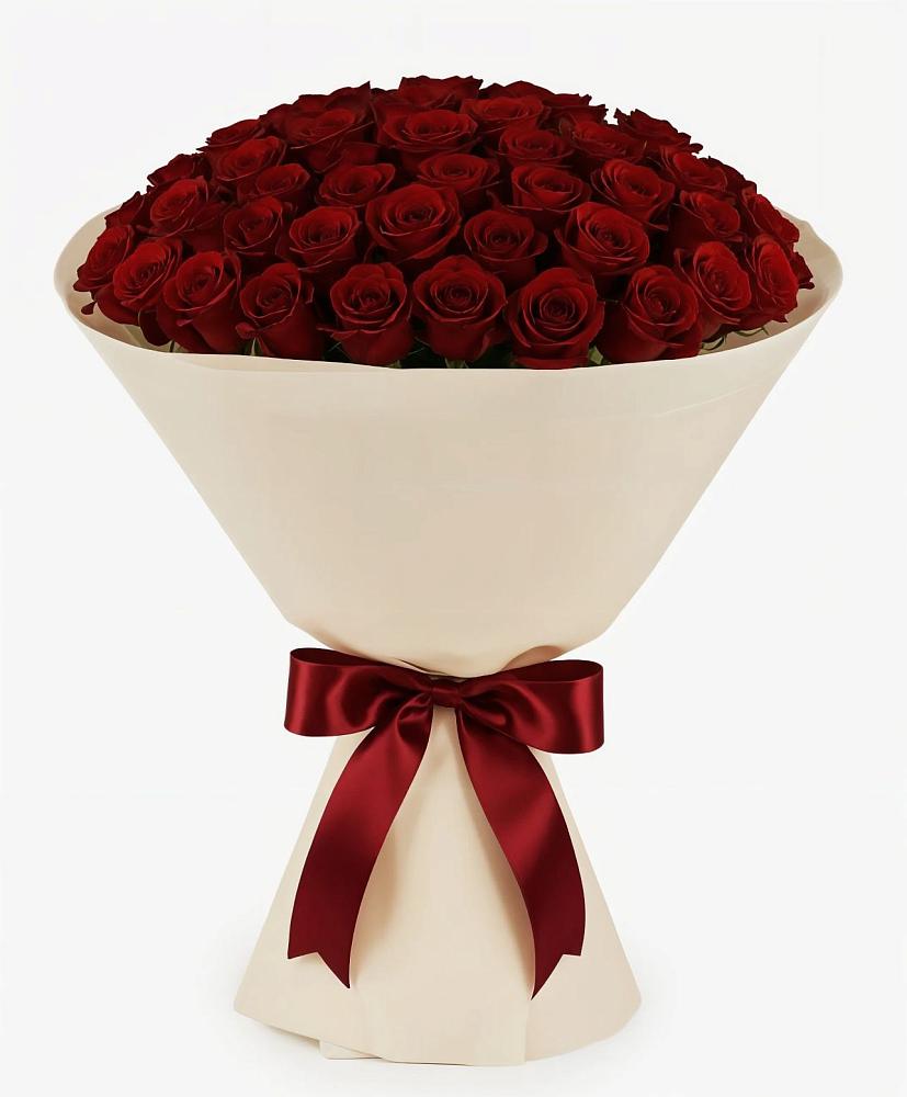 Букет 101 Бордовая роза Блэк Бакарра в Берёзовке Алтайского края