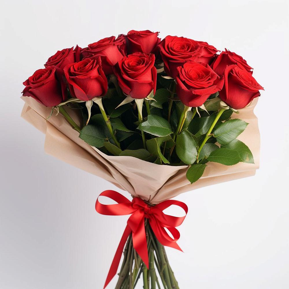 Букет 11 Красных роз Эдлесс Лав в Берёзовке Алтайского края