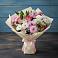 Букет цветов из: Хризантемы, Альстромерии и Розы в Берёзовке Алтайского края